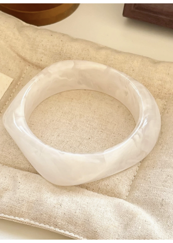 Acrylic Bangle Bracelet
