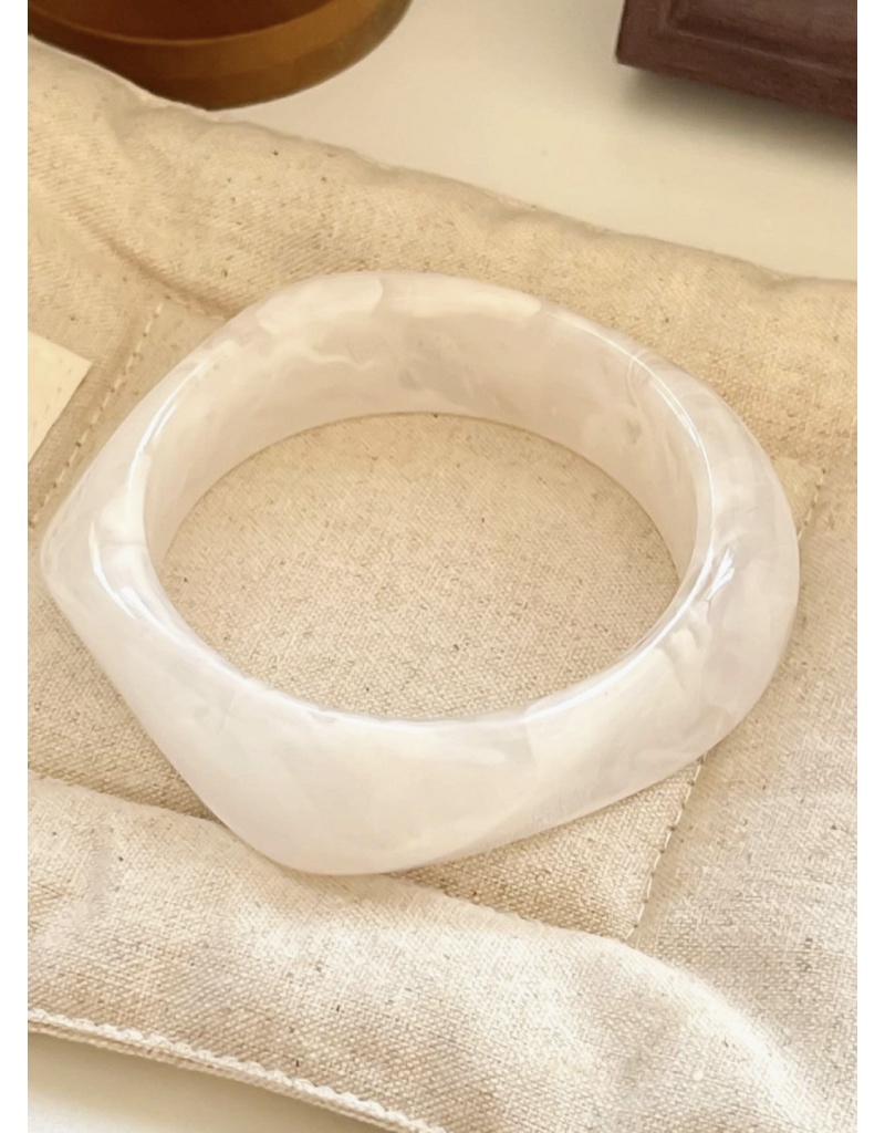 Acrylic Bangle Bracelet