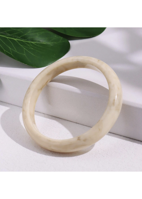 Thin Acrylic Bangle Bracelet