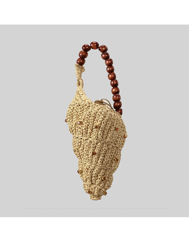 Raffia Seashell Handbag