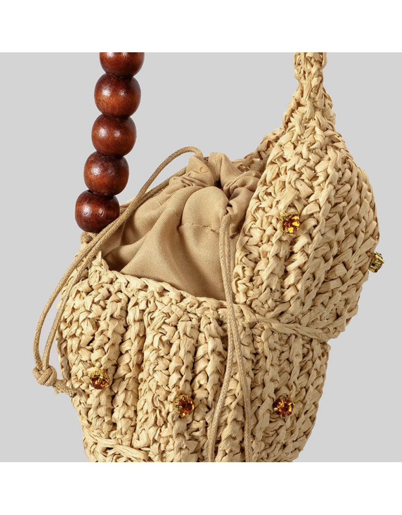 Raffia Seashell Handbag