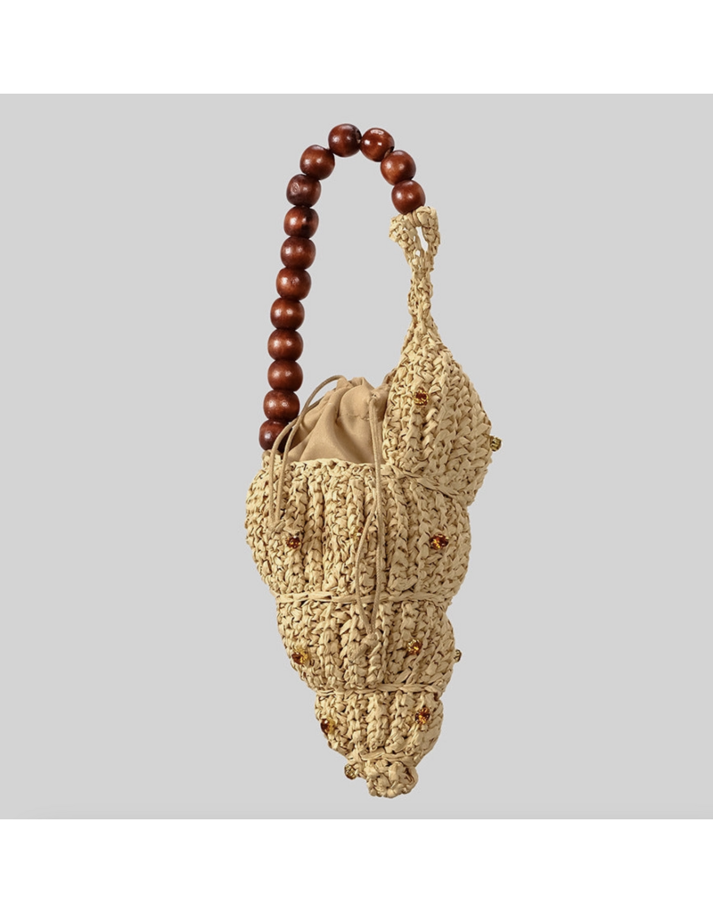 Raffia Seashell Handbag
