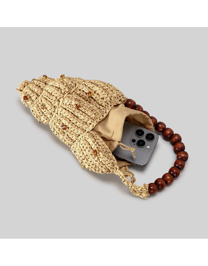 Raffia Seashell Handbag