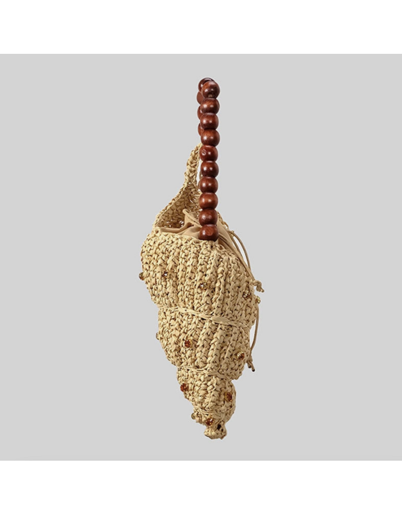 Raffia Seashell Handbag