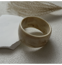 Wide Acrylic Bangle Bracelet