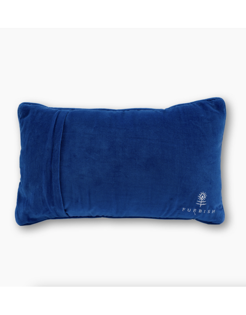 Furbish Studio Docking the Boat Needlepoint Pillow