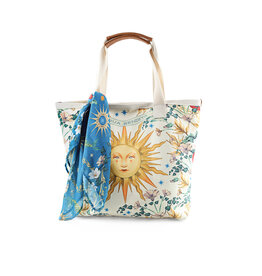 Agua Bendita Lucia Tote Bag with Scarf