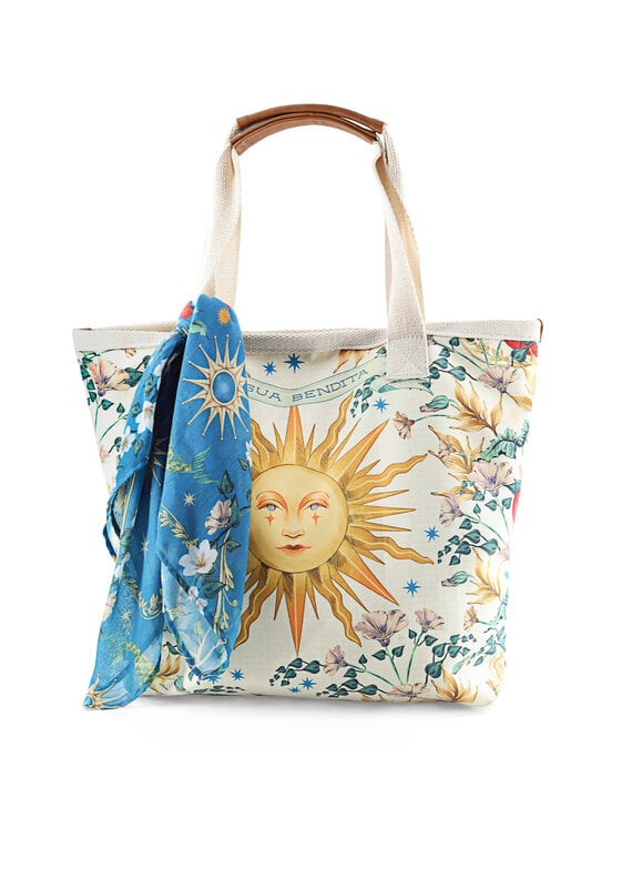 Agua Bendita Lucia Tote Bag with Scarf