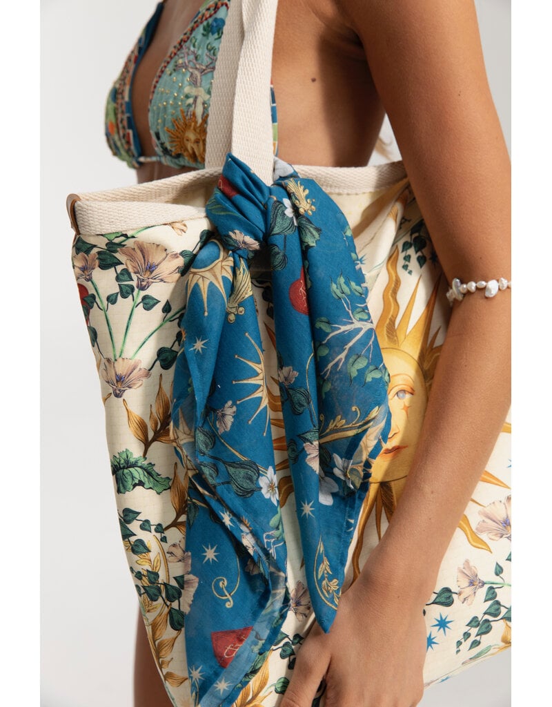 Agua Bendita Lucia Tote Bag with Scarf