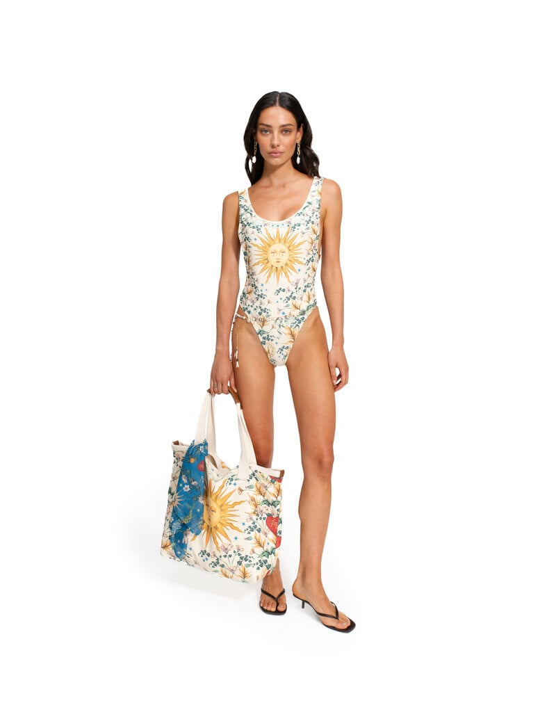 Agua Bendita Lucia Tote Bag with Scarf