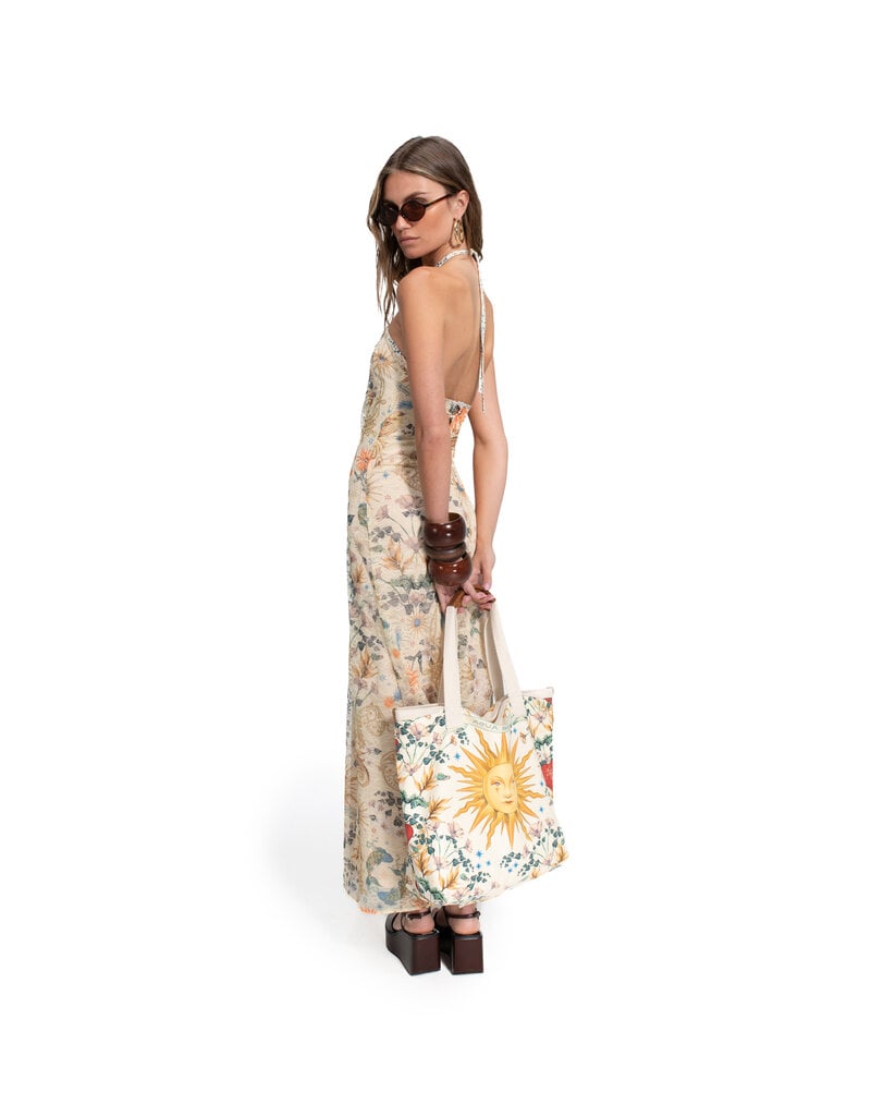 Agua Bendita Lucia Tote Bag with Scarf