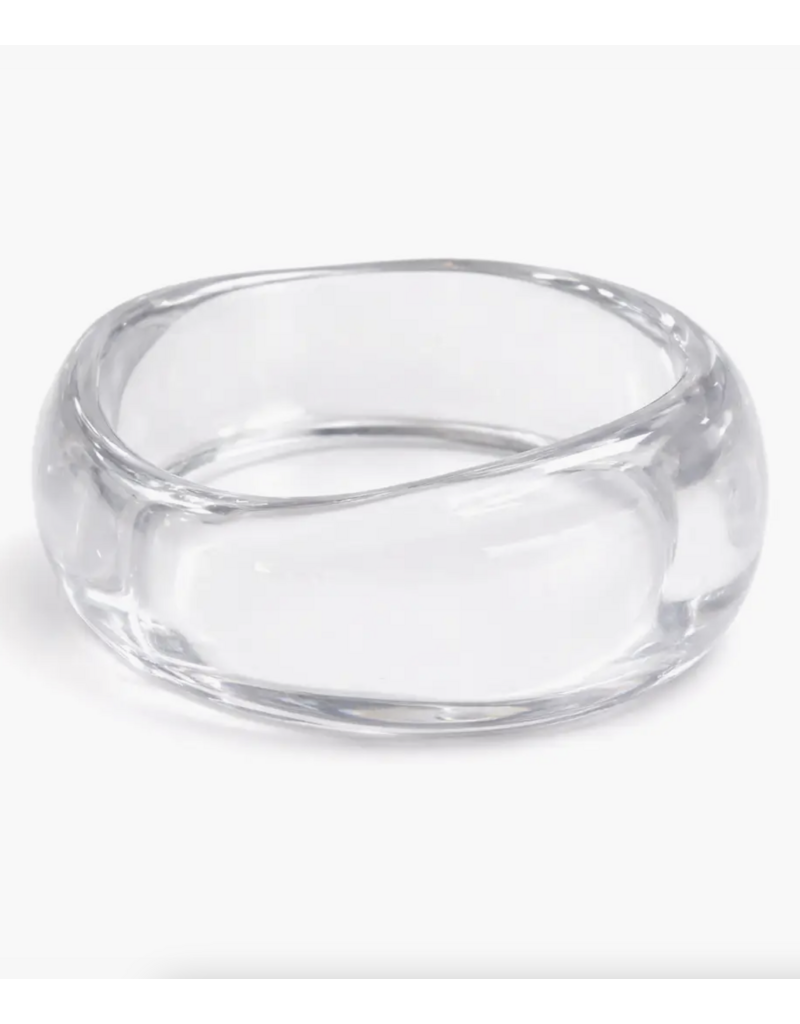 Sahira Jewelry Design Jessie Clear Acrylic Bangle