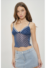 Pretty Garbage Talina Polka Dot Top