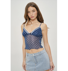 Pretty Garbage Talina Polka Dot Top