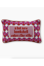 Furbish Studio Hot New Bombshell Needlepoint Pillow