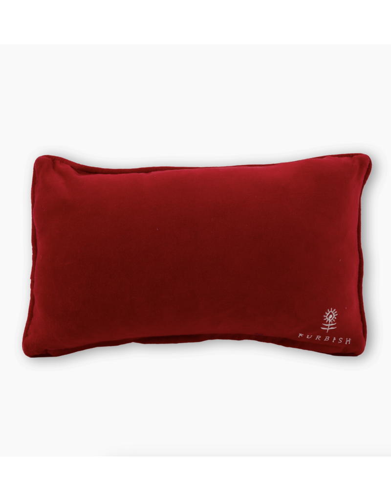 Furbish Studio Hot New Bombshell Needlepoint Pillow