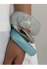 Thick Acrylic Bangle Bracelet