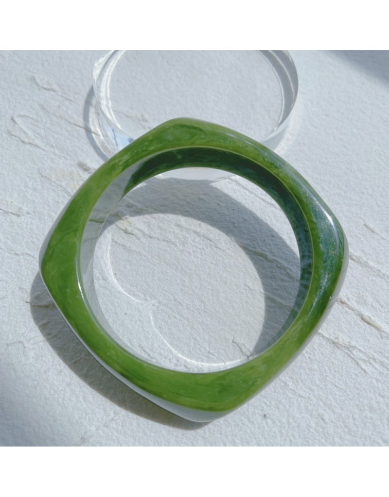 Acrylic Bangle Bracelet