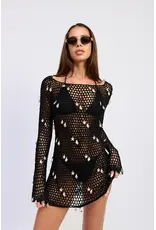 En Saison Dahlia Mini Dress Cover Up