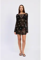 En Saison Dahlia Mini Dress Cover Up