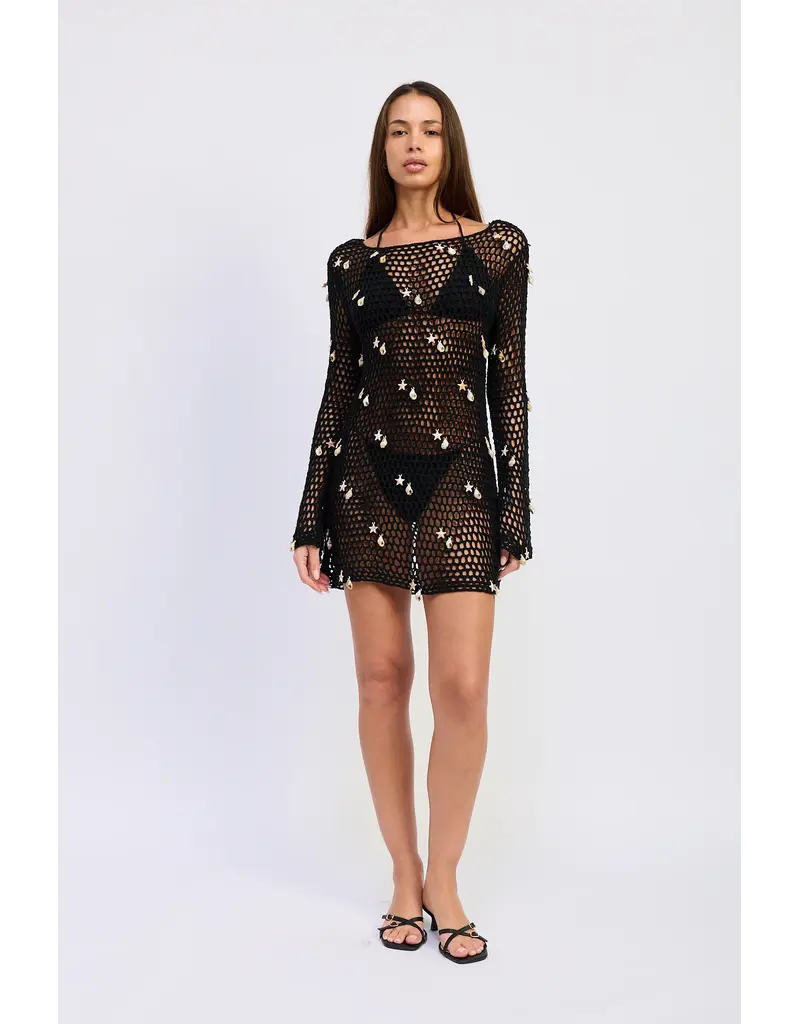 En Saison Dahlia Mini Dress Cover Up