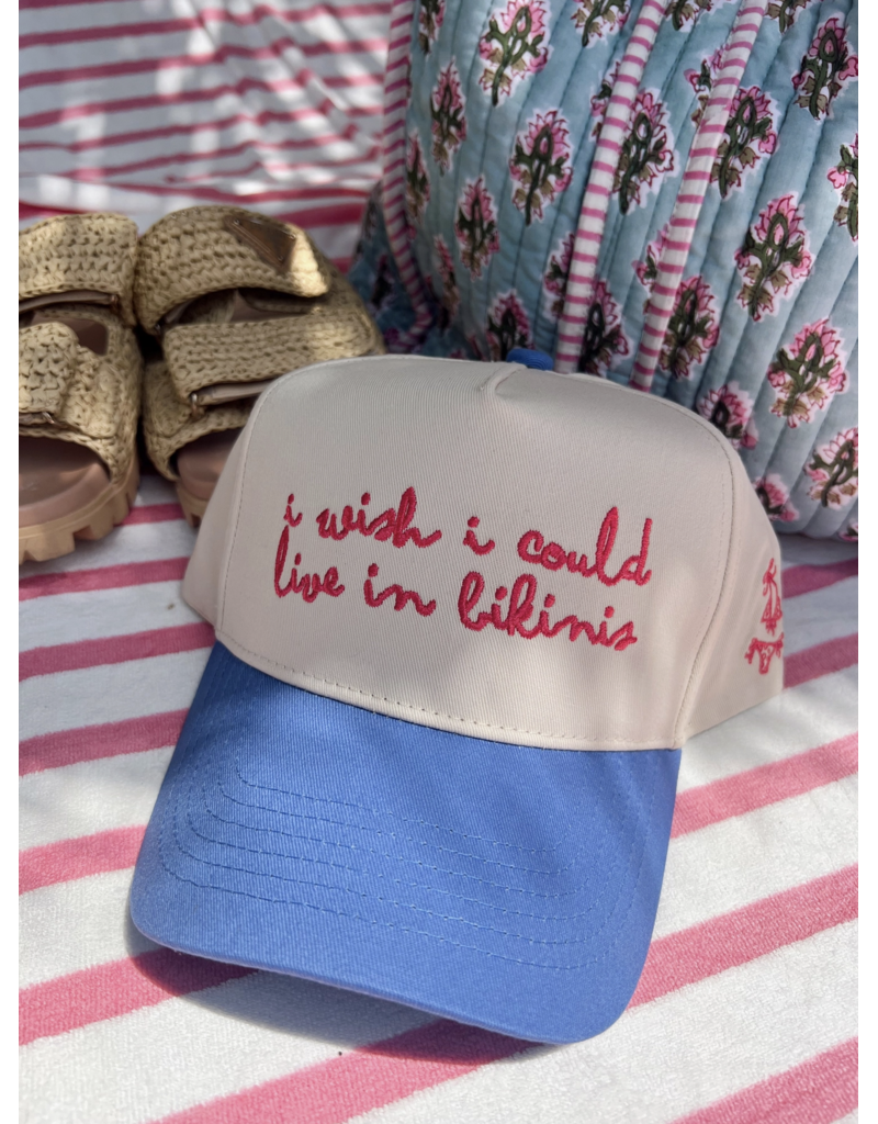 I Wish I Could Live in Bikinis Trucker Hat