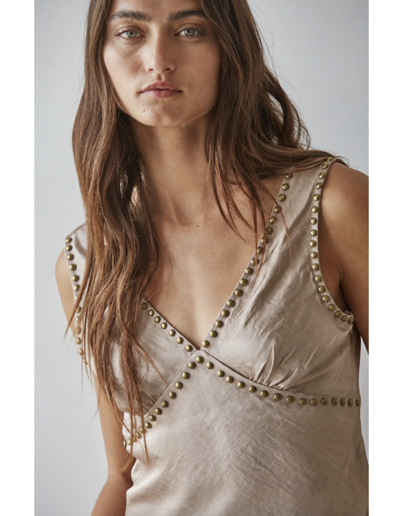 By Together Studded Cowgirl Satin Top