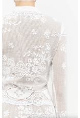Sofie the Label Penny Crochet Lace Long Sleeve Top
