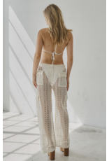Nala Crochet Low Rise Cargo Cover Up Pants
