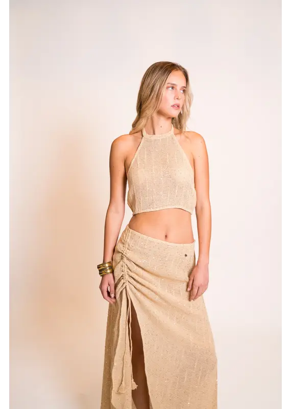 Z&L Europe Radiant Halter Top