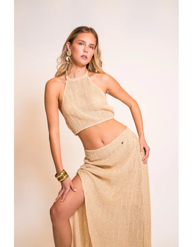 Z&L Europe Radiant Halter Top