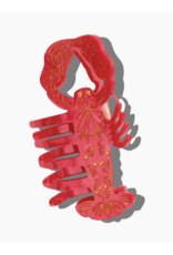 Hand-Painted Lobster Hair Claw Clip
