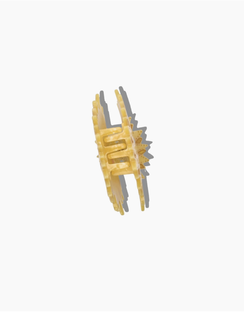 Hand-Painted Celestial Sun Hair Claw Clip