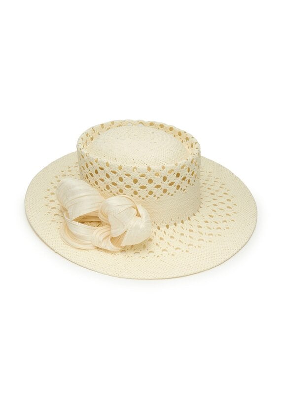 Lele Sadoughi Zaha Straw Hat