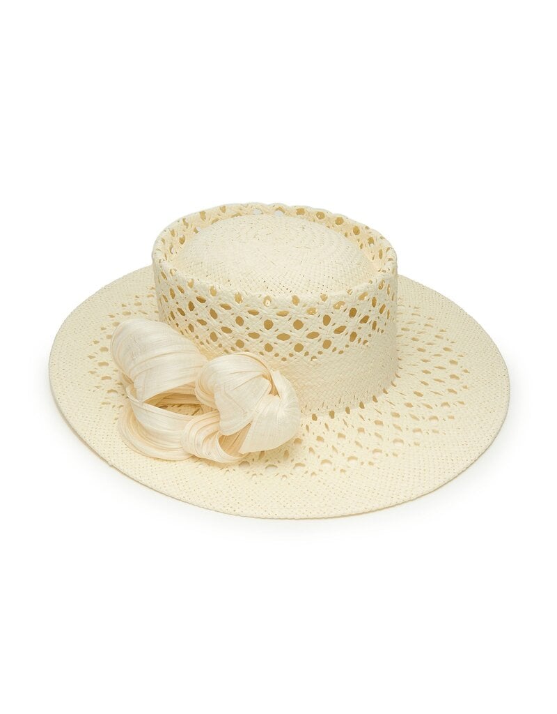 Lele Sadoughi Zaha Straw Hat