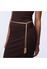 Lele Sadoughi Chateau Rope Tassel Belt