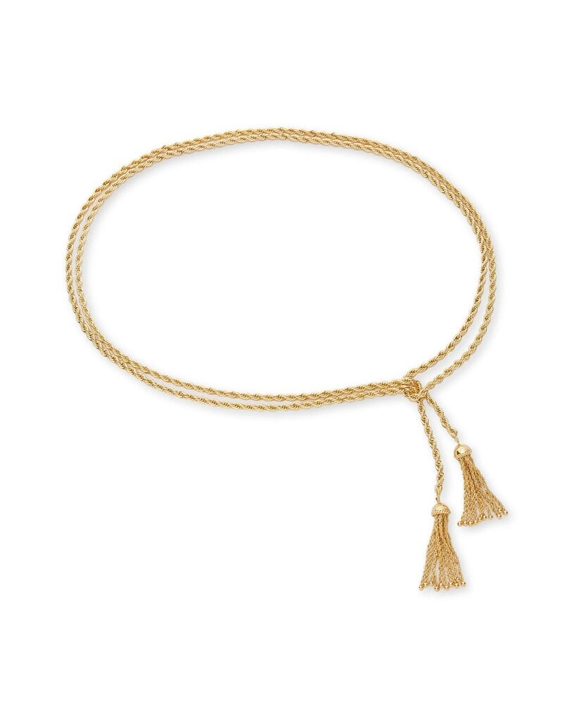 Lele Sadoughi Chateau Rope Tassel Belt