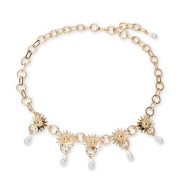 Lele Sadoughi Soleil Chain Belt