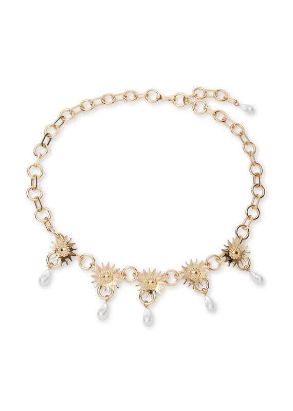 Lele Sadoughi Soleil Chain Belt