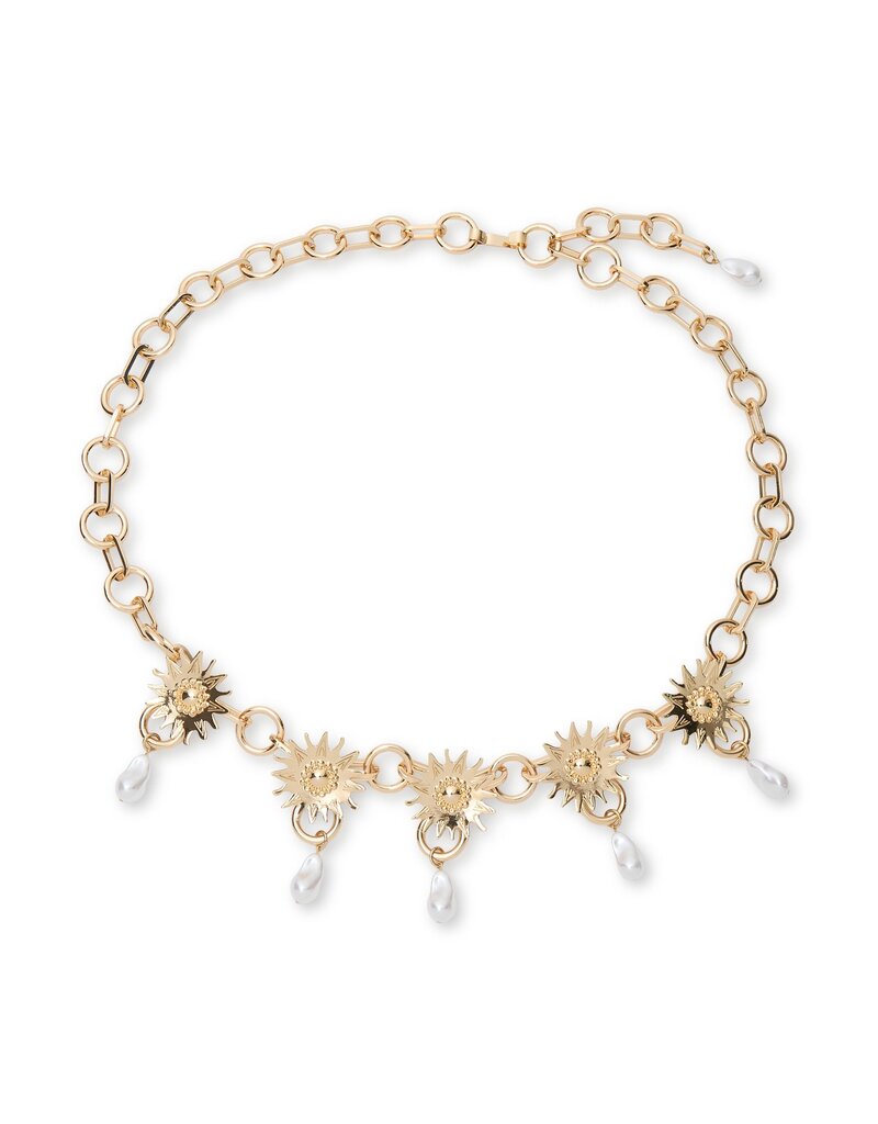 Lele Sadoughi Soleil Chain Belt