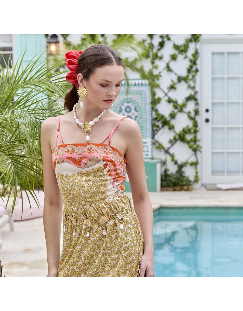 Lele Sadoughi Soleil Chain Belt