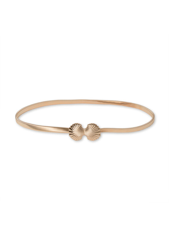 Lele Sadoughi Seashell Stretch Belt