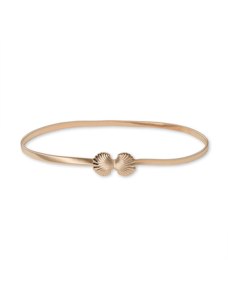 Lele Sadoughi Seashell Stretch Belt