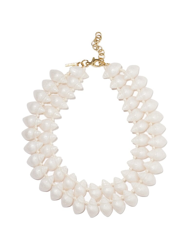 Lele Sadoughi Conch Shell Layered Necklace