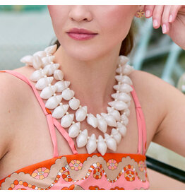 Lele Sadoughi Conch Shell Layered Necklace