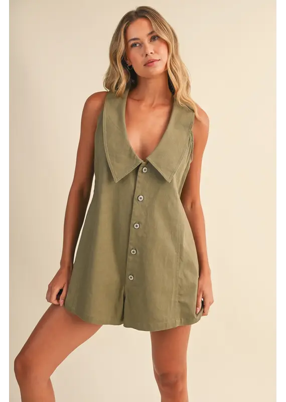 Kelli Collared Romper