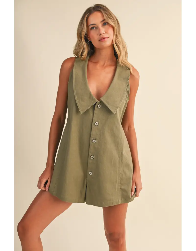 Kelli Collared Romper