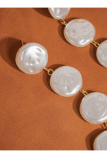 Flanerie Héloïse 18K Non-Tarnish Pearl Drop Earring