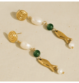 Flanerie Palermo 18K Gold Non-Tarnish Earrings