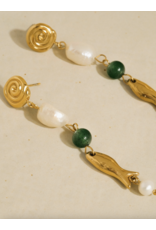 Flanerie Palermo 18K Gold Non-Tarnish Earrings